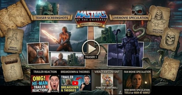 he man and masters of the universe characters